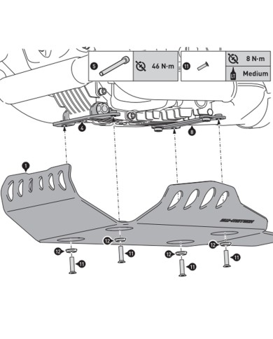 CUBRECARTER SW-MOTECH ENGINE GUARD BMW MSS.07.512.10000/S