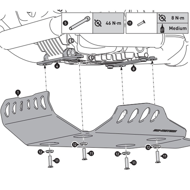 CUBRECARTER SW-MOTECH ENGINE GUARD BMW MSS.07.512.10000/S