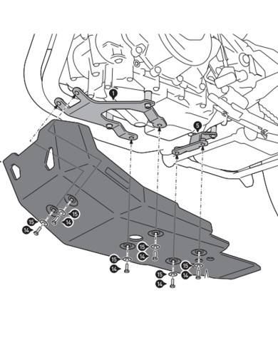 CUBRECARTER SW-MOTECH ENGINE GUARD BMW MSS.07.912.10002/S