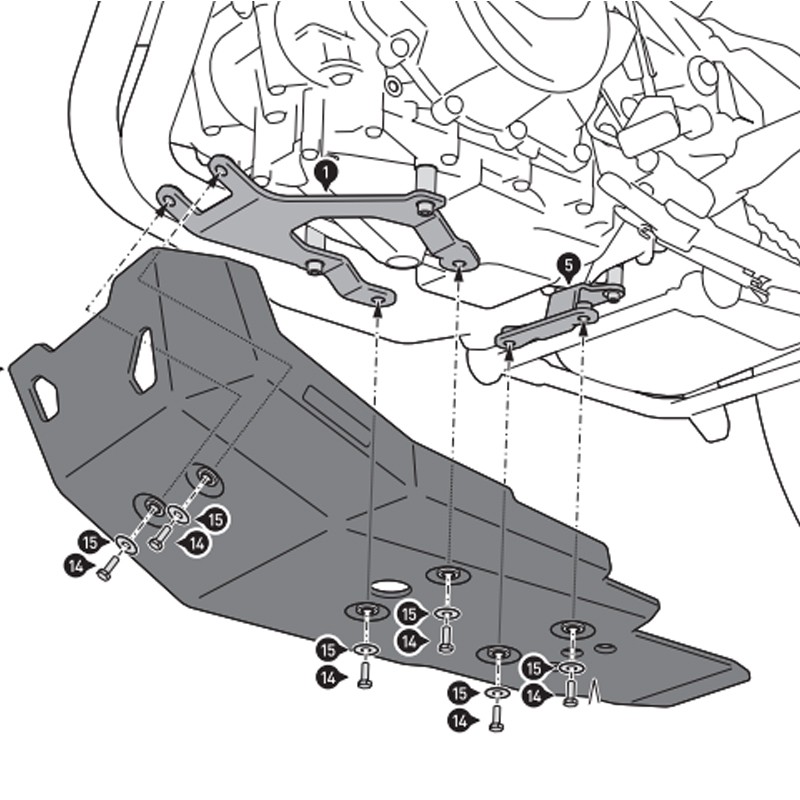 CUBRECARTER SW-MOTECH ENGINE GUARD BMW MSS.07.912.10002/S