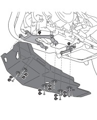 CUBRECARTER SW-MOTECH ENGINE GUARD BMW MSS.07.912.10002/S