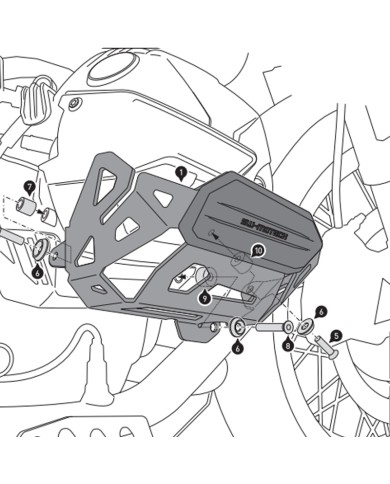 PROTECTORES DE CILINDROS SW-MOTECH BMW MSS.07.653.10001/B
