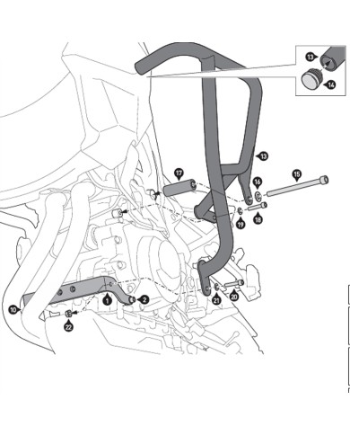 DEFENSAS DE MOTOR SW-MOTECH CRASH BAR BMW SBL.07.897.10001/B