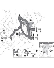 DEFENSAS DE MOTOR SW-MOTECH CRASH BAR HONDA SBL.01.950.10001/B