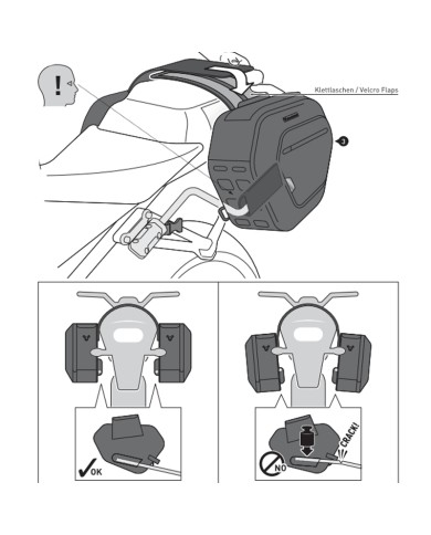 PACK SW-MOTECH DE ALFORJAS Y SEPARADORES PRO BLAZE H KTM BC.HTA.04.740.35700