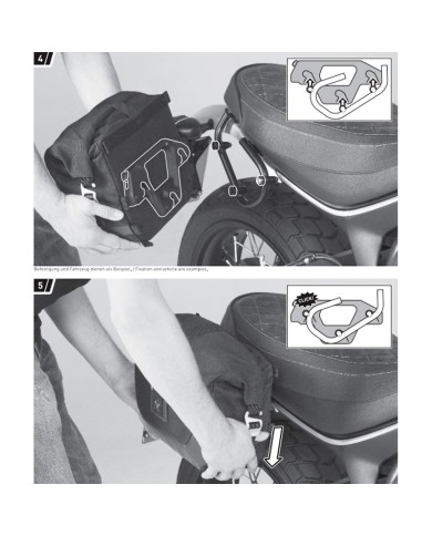 PACK SW-MOTECH DE ALFORJAS Y SOPORTES LEGEND GEAR LC2 BLACK EDITION SUZUKI BC.HTA.05.876.20100