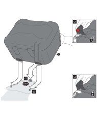 PACK SW-MOTECH BAUL DUSC 41L + PORTAEQUIPAJE SUZUKI GPT.05.876.65000/B