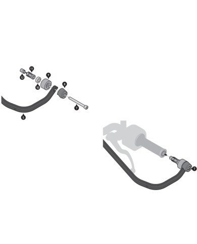 KIT DE PROTECTORES DE MANOS Y MANETAS SW-MOTECH HONDA HDG.00.220.80102/B