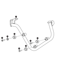 FIJACION ALFORJA IZQUIERDA SW-MOTECH YAMAHA XSR700 HTA.06.642.10001