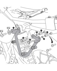SOPORTE SW-MOTECH PARA ALFORJAS/MALETAS IZQUIERDAS TRIUMPH HTA.11.743.10000