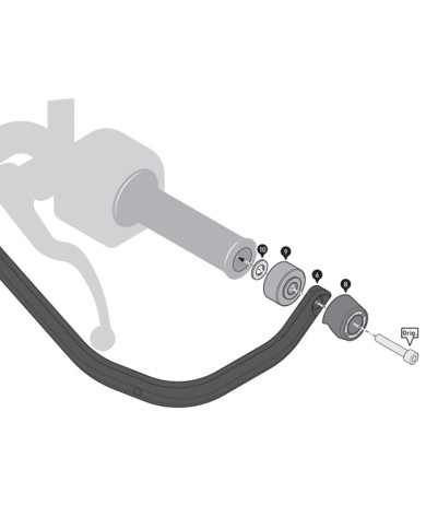 KIT DE PROTECTORES DE MANOS Y MANETAS SW-MOTECH SUZUKI HDG.00.220.81502/B