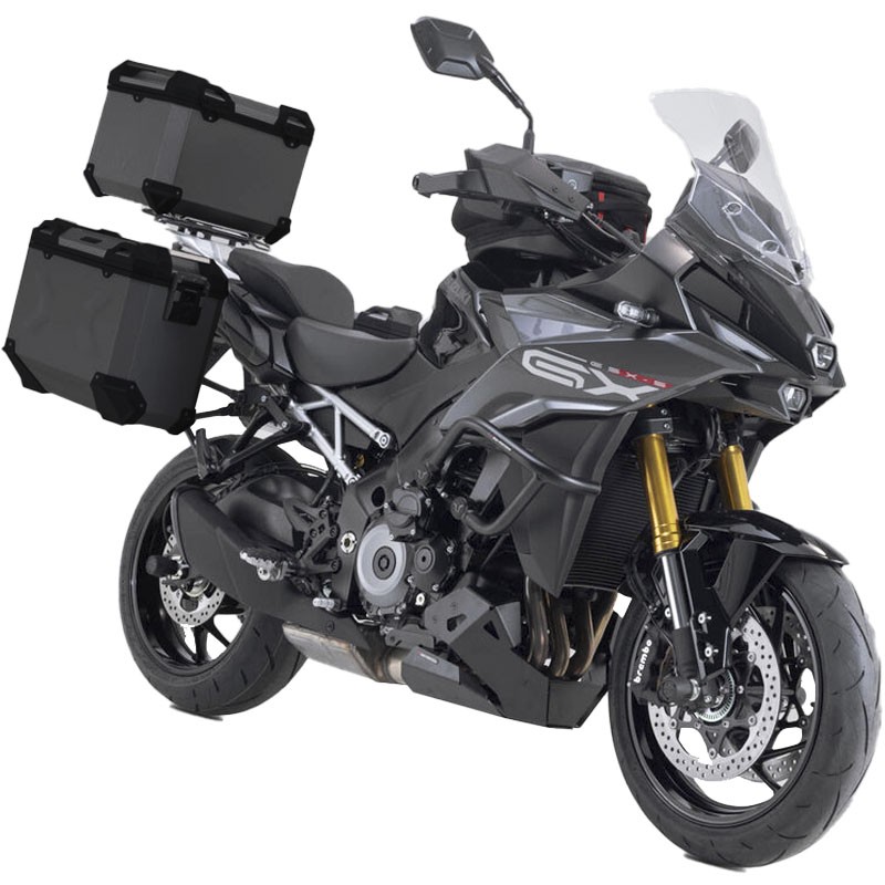 PACK MALETAS LATERALES + BAUL + BOLSAS + SOPORTES SW-MOTECH SUZUKI ADV.05.601.75000/B