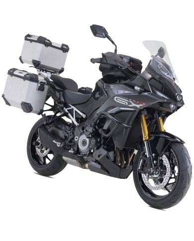 PACK MALETAS LATERALES + BAUL + BOLSAS + SOPORTES SW-MOTECH SUZUKI ADV.05.601.75000/S