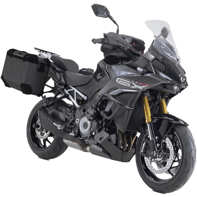 PACK MALETAS LATERALES + BOLSAS + SOPORTES SW-MOTECH SUZUKI KFT.05.601.70100/B