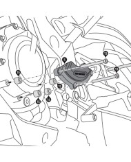 JUEGO DE PROTECTORES SW-MOTECH TAPAS DE MOTOR SUZUKI MSS.05.587.10100/B