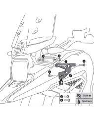 SOPORTE DE FAROS ADICIONALES SW-MOTECH SUZUKI NSW.05.936.10001/B