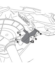 SOPORTE DE FAROS ADICIONALES SW-MOTECH BMW NSW.07.897.10000/B