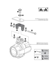 SOPORTE DE FAROS ADICIONALES SW-MOTECH BMW NSW.07.004.20000/B