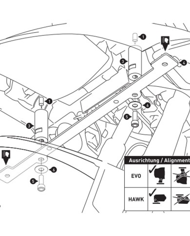 SOPORTE DE FAROS ADICIONALES SW-MOTECH BMW NSW.07.004.10400/B