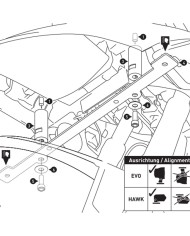 SOPORTE DE FAROS ADICIONALES SW-MOTECH BMW NSW.07.004.10400/B
