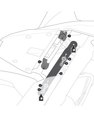 SOPORTE DE FAROS ADICIONALES SW-MOTECH SUZUKI NSW.05.845.10000/B