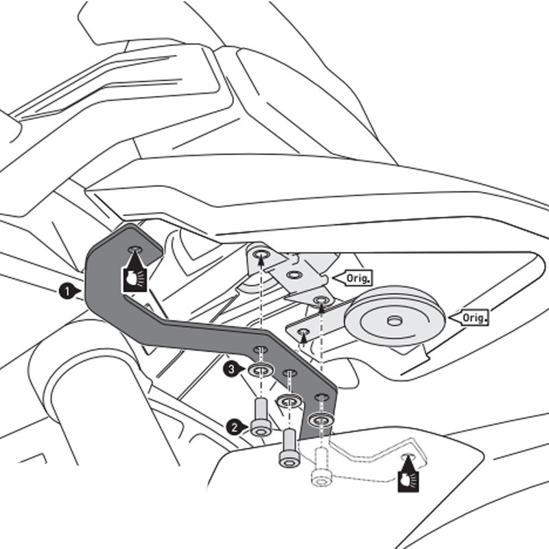 SOPORTE DE FAROS ADICIONALES SW-MOTECH TRIUMPH NSW.11.953.10000/B