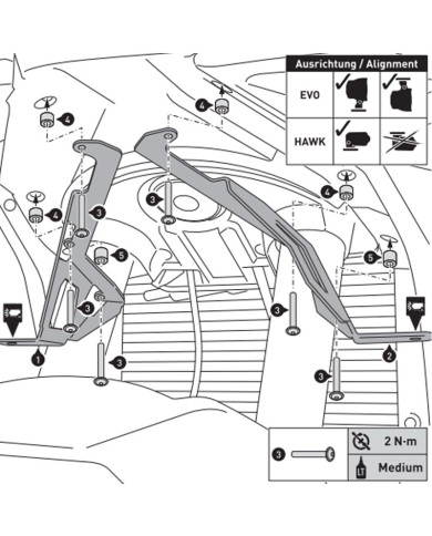 SOPORTE DE FAROS ADICIONALES SW-MOTECH KTM NSW.04.004.10201/B