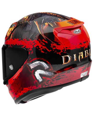CASCO HJC RPHA 12 DIABLO BLIZZARD MC1