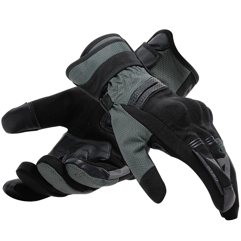GUANTES DAINESE TEYDE GORE-TEX BLACK/ARMY-GREEN