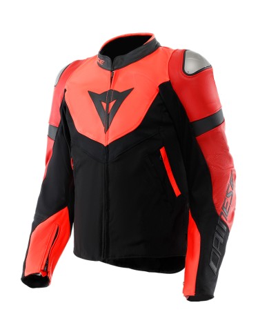 CHAQUETA DAINESE IPERATTIVA RED-FLUO/BLACK