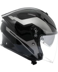 CASCO AGV K5 JET EVO TUNE GREY/BLACK