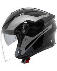 CASCO AGV K5 JET EVO TUNE GREY/BLACK