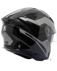 CASCO AGV K5 JET EVO TUNE GREY/BLACK