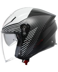 CASCO AGV K5 JET EVO CONTROL MATT BLACK/WHITE