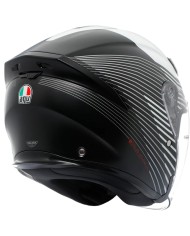 CASCO AGV K5 JET EVO CONTROL MATT BLACK/WHITE