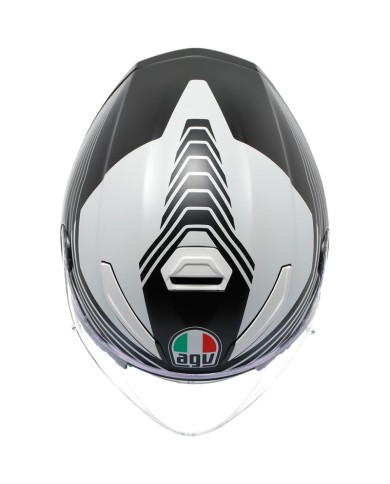 CASCO AGV K5 JET EVO CONTROL MATT BLACK/WHITE