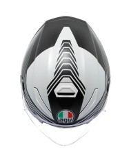 CASCO AGV K5 JET EVO CONTROL MATT BLACK/WHITE
