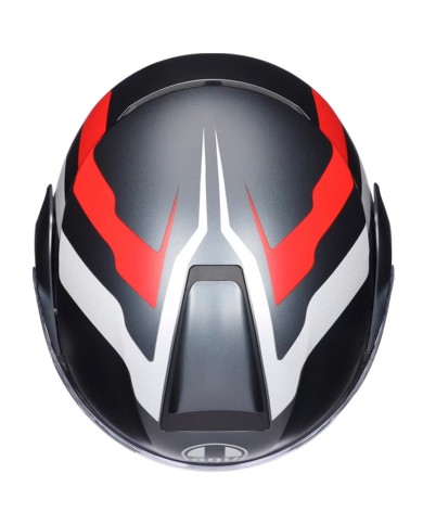 CASCO AGV STREETMODULAR RESIA MATT GREY/SILVER/RED