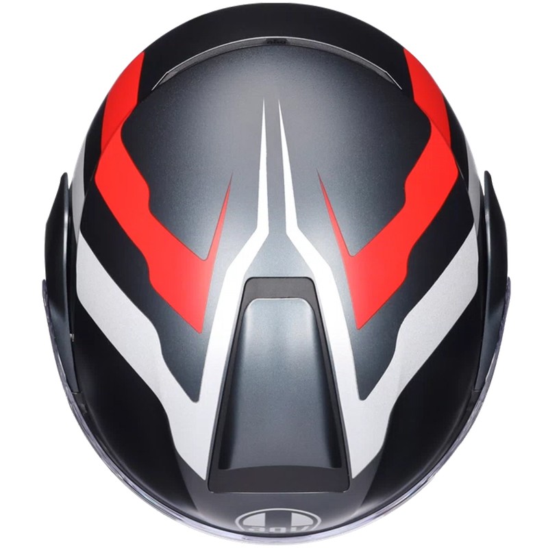 CASCO AGV STREETMODULAR RESIA MATT GREY/SILVER/RED