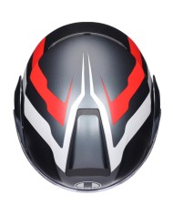 CASCO AGV STREETMODULAR RESIA MATT GREY/SILVER/RED