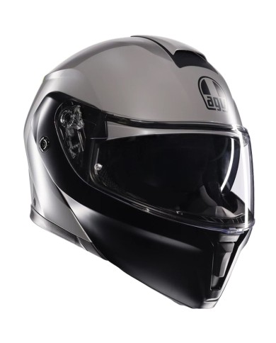 CASCO AGV STREETMODULAR RESIA GREY/BLACK/YEL FLUO