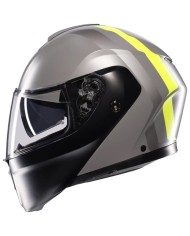 CASCO AGV STREETMODULAR RESIA GREY/BLACK/YEL FLUO
