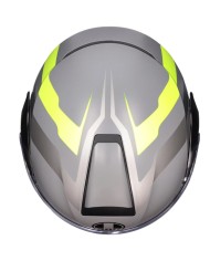 CASCO AGV STREETMODULAR RESIA GREY/BLACK/YEL FLUO