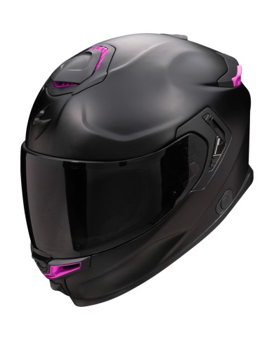 CASCO SCORPION EXO-GT SP AIR NEGRO MATE/ROSA