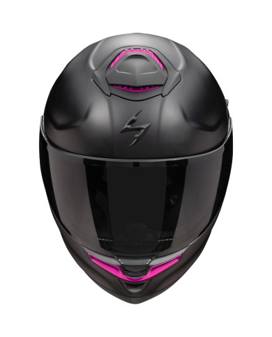 CASCO SCORPION EXO-GT SP AIR NEGRO MATE/ROSA