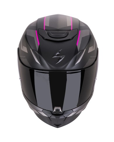 CASCO SCORPION EXO-391 AAXO NEGRO MATE/ROSA