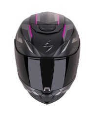 CASCO SCORPION EXO-391 AAXO NEGRO MATE/ROSA
