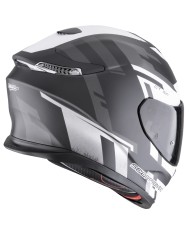 CASCO SCORPION EXO-GT SP AIR TORNADO NEGRO MATE/BLANCO/PLATA