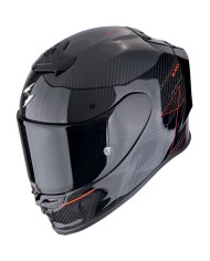 CASCO SCORPION EXO-R1 EVO CARBON AIR CYNERGY NEGRO/ROJO