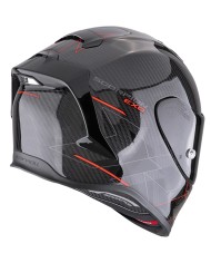 CASCO SCORPION EXO-R1 EVO CARBON AIR CYNERGY NEGRO/ROJO